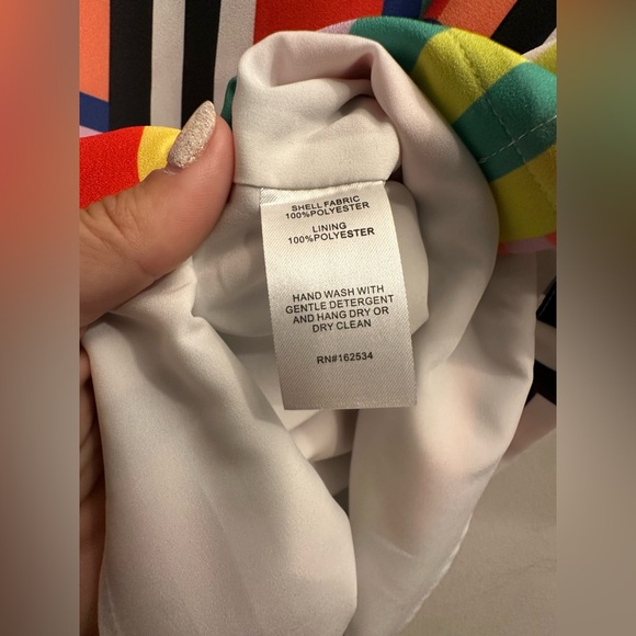 Emily McCarthy Poppy Top, Geometric Print, Small EUC - Picture 6 of 6